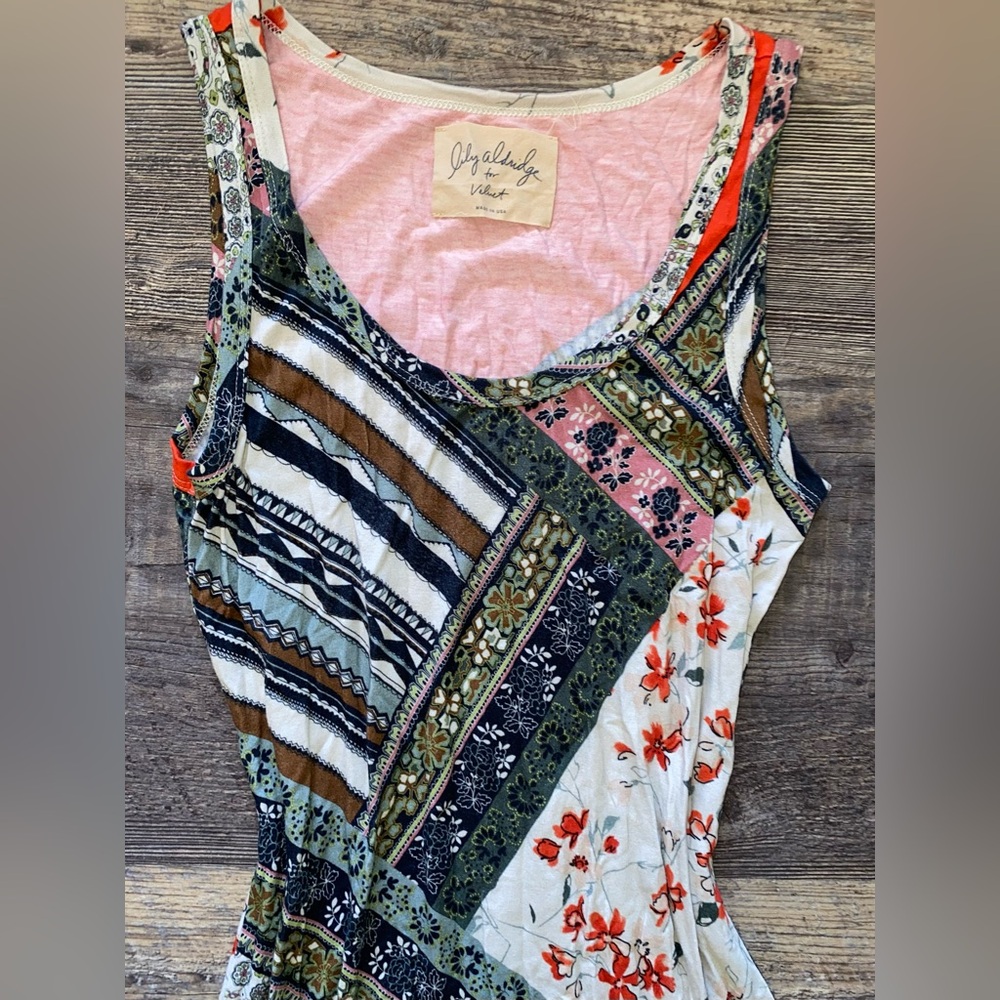 Velvet Multicolor Maxi Dress - Picture 2 of 2
